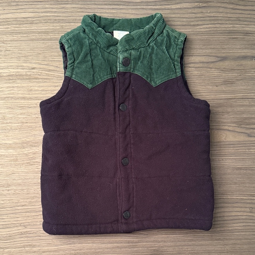 🌟3/$20 Bundle - Wonderkids Green and Dark Blue Quilted Vest